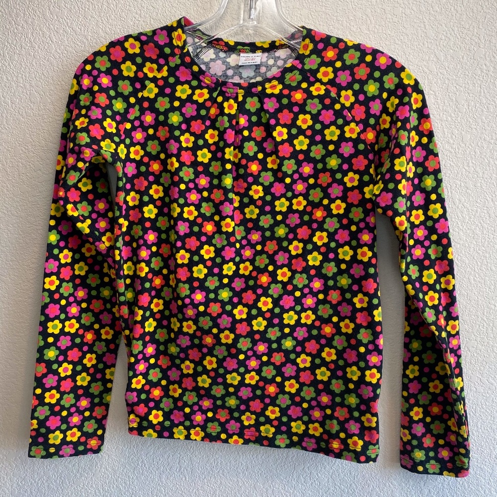 Polarn O. Pyret Girls' Floral Top Shirt 10-12